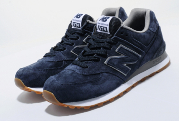 new balance 574 suede gris